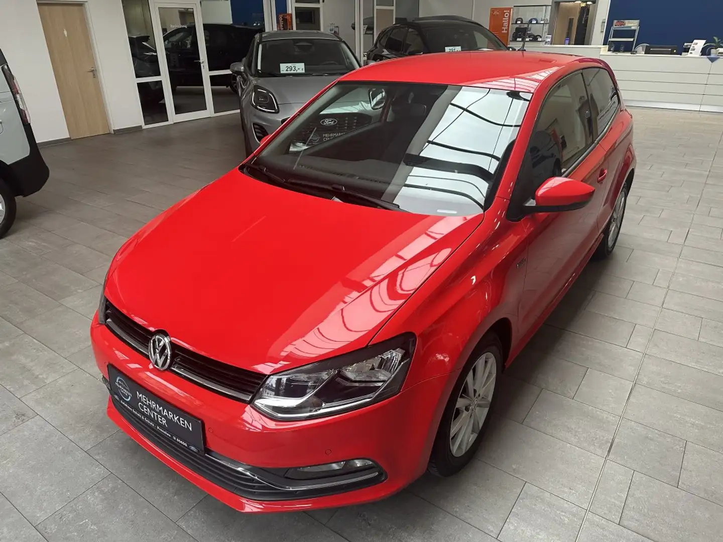 Volkswagen Polo 1,0 ltr. Lounge Rot - 1