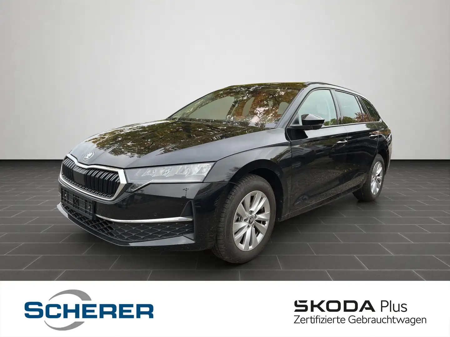 Skoda Octavia Combi 1.5 eTSI DSG Selection ACC+LED+Kam Schwarz - 1