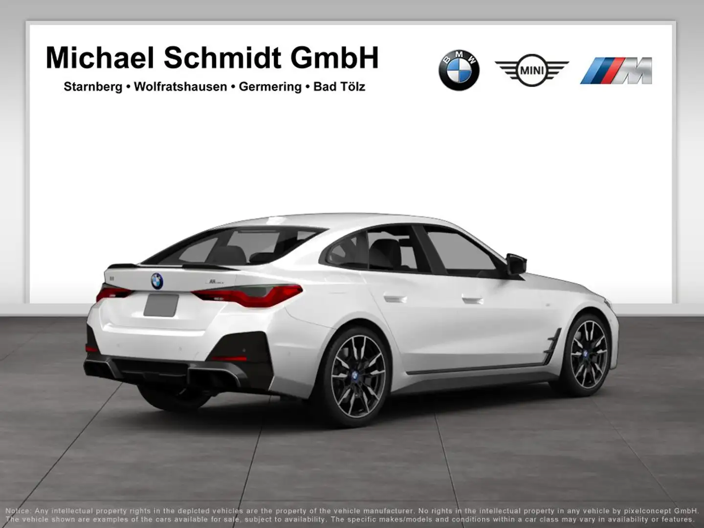 BMW i4 eDrive40 Gran Coupé*M Sportpaket*H&K Surround*Pano Weiß - 2