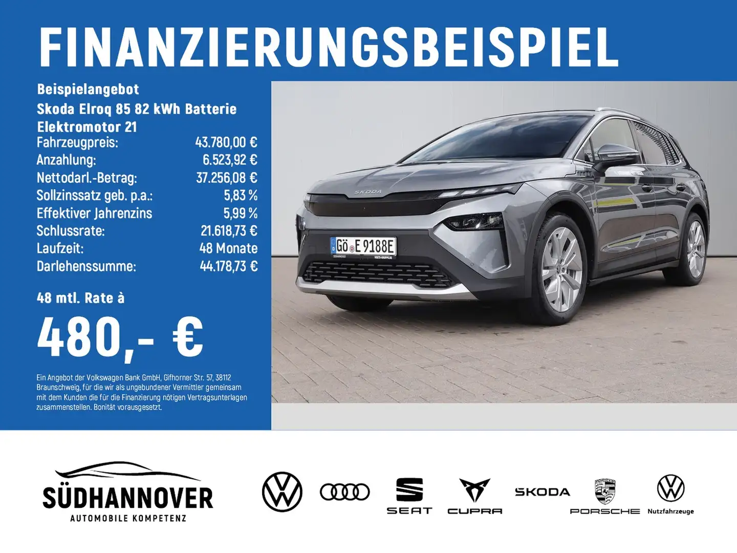 Skoda Elroq 85 82 kWh Batterie Elektromotor 21 Grau - 2