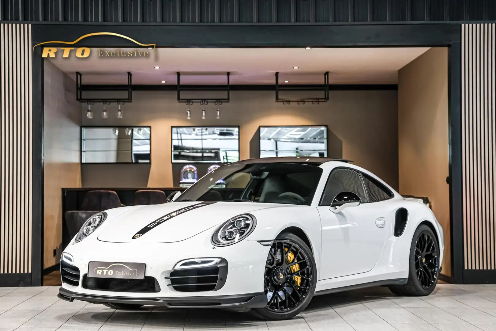Porsche 991 3.8 Turbo SPCCB|PDLS+|18-weg|Carbon|achterasbes Bianco - 1