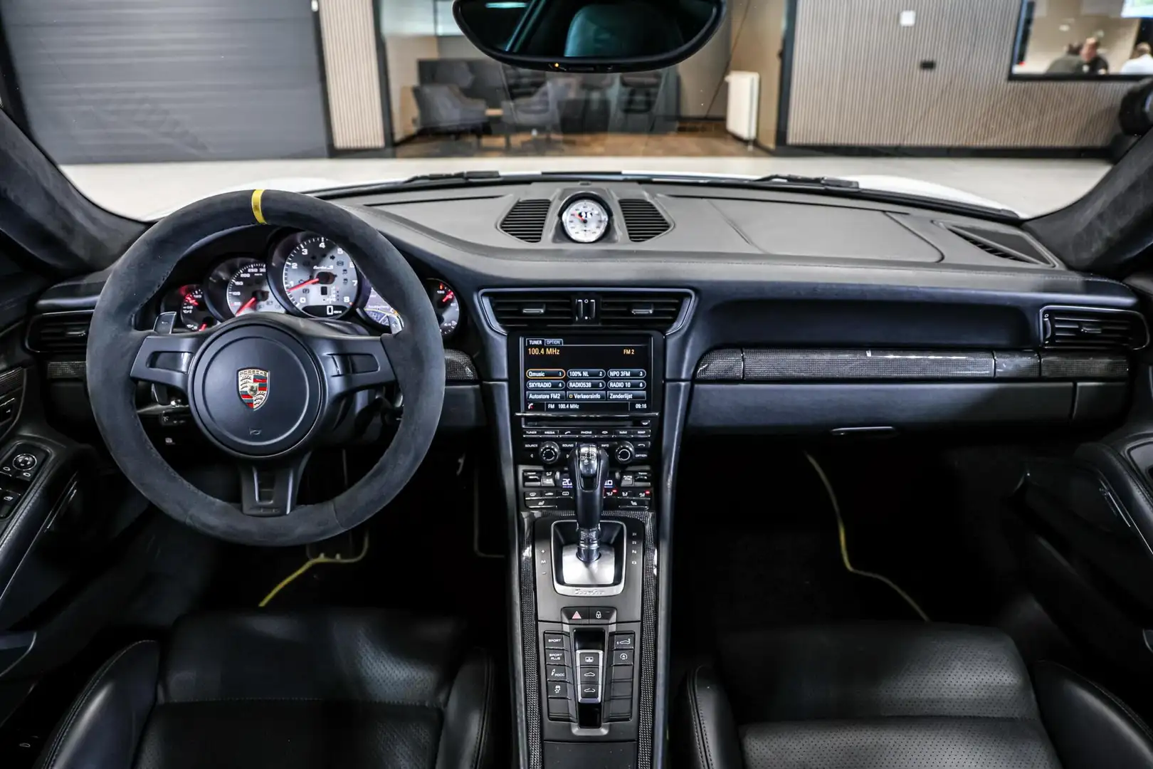Porsche 991 3.8 Turbo SPCCB|PDLS+|18-weg|Carbon|achterasbes Bianco - 2