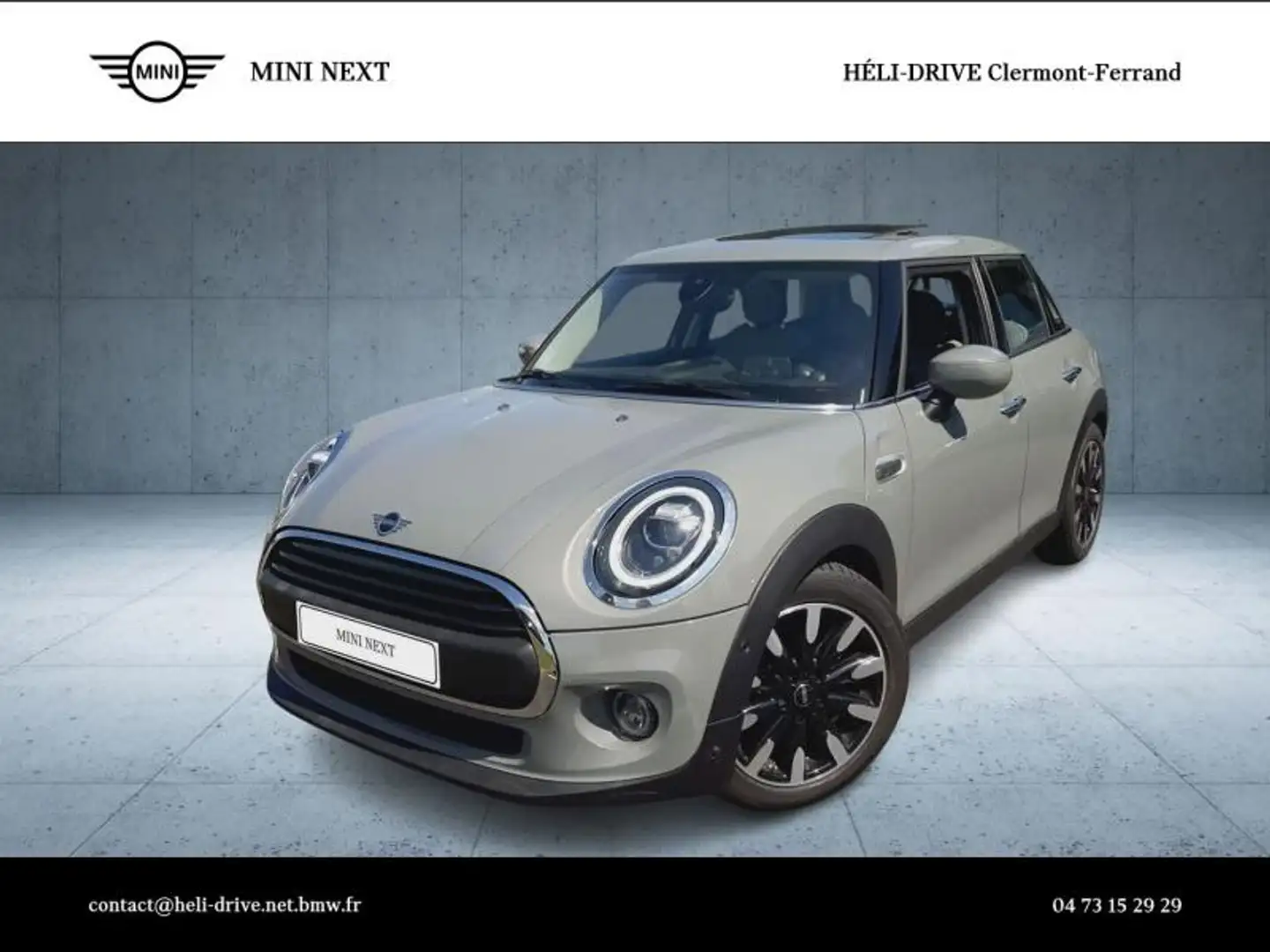 MINI One One 102ch Edition Greenwich BVA7 112g Gris - 1