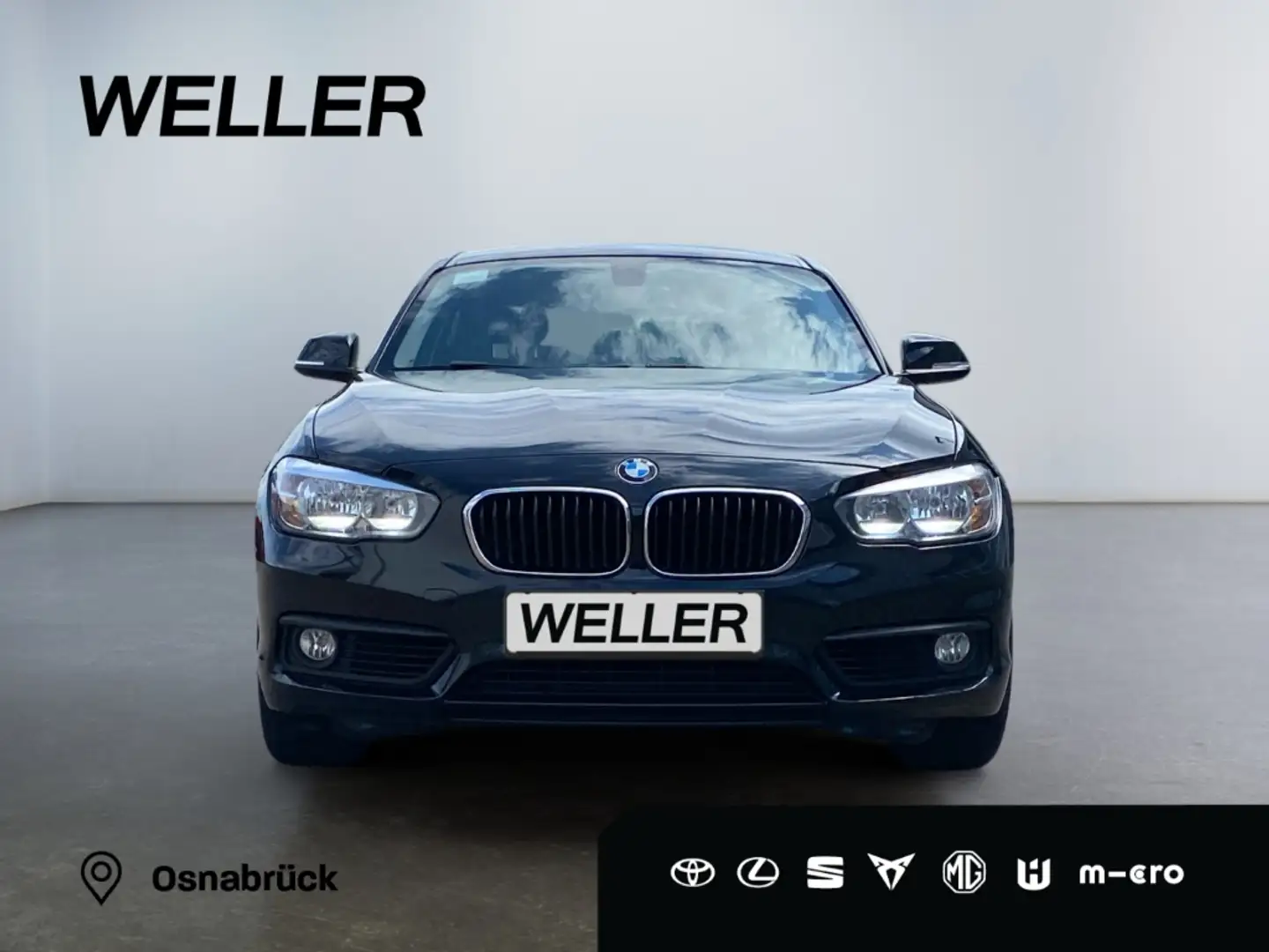 BMW 120 i Advantage *HiFi*PDC v+h*Keyless Go*Tempomat* Schwarz - 2