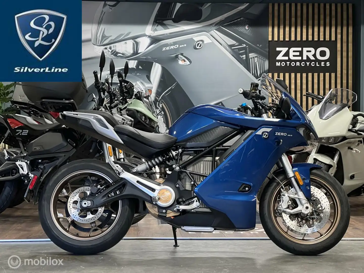 Zero Zero SR/S Motorcycles 15.6 Premium Bleu - 1