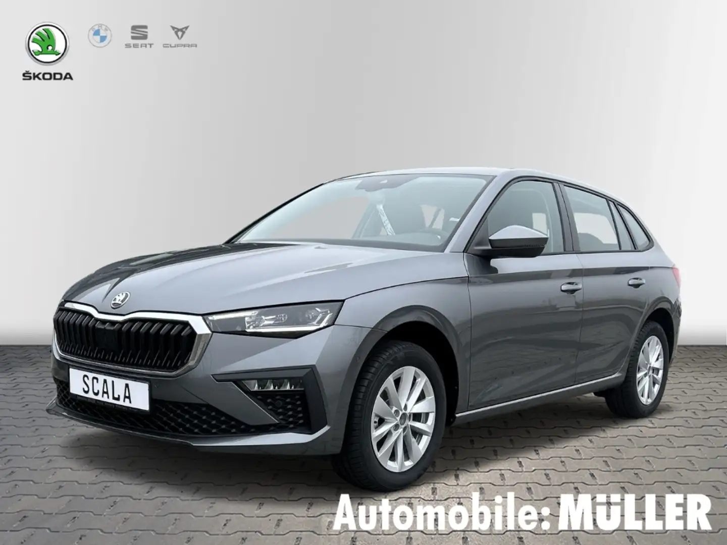 Skoda Scala EU6e Ambition 1.0 EU6d-T Selection 1,0 TSI 85 kW7- Grau - 1