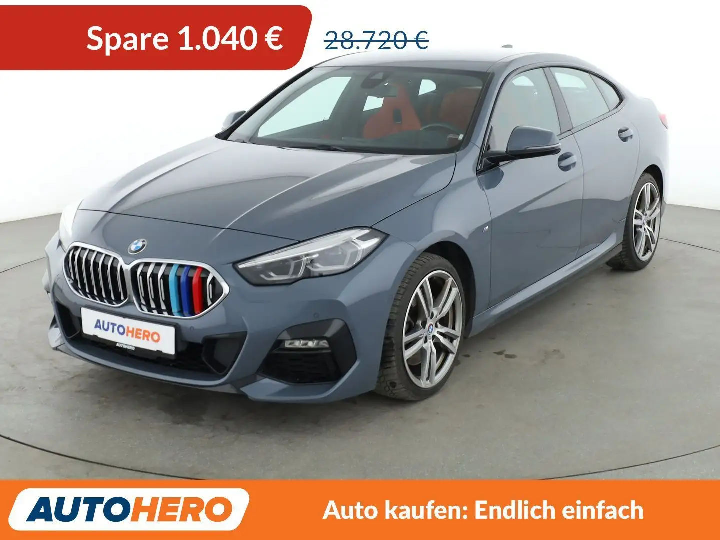 BMW 220 220d Gran Coupe xDrive M Sport Aut.*NAVI*LED*ACC* Grau - 1