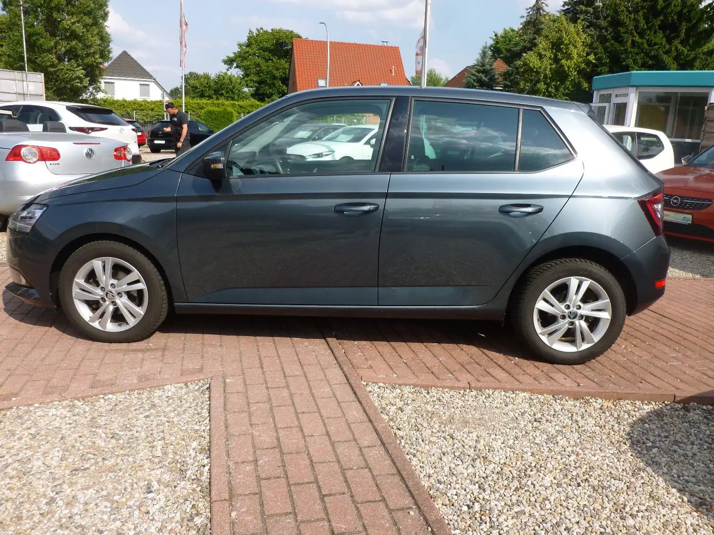 Skoda Fabia LED/RFK/2xPDC/Apple Carplay Gris - 2