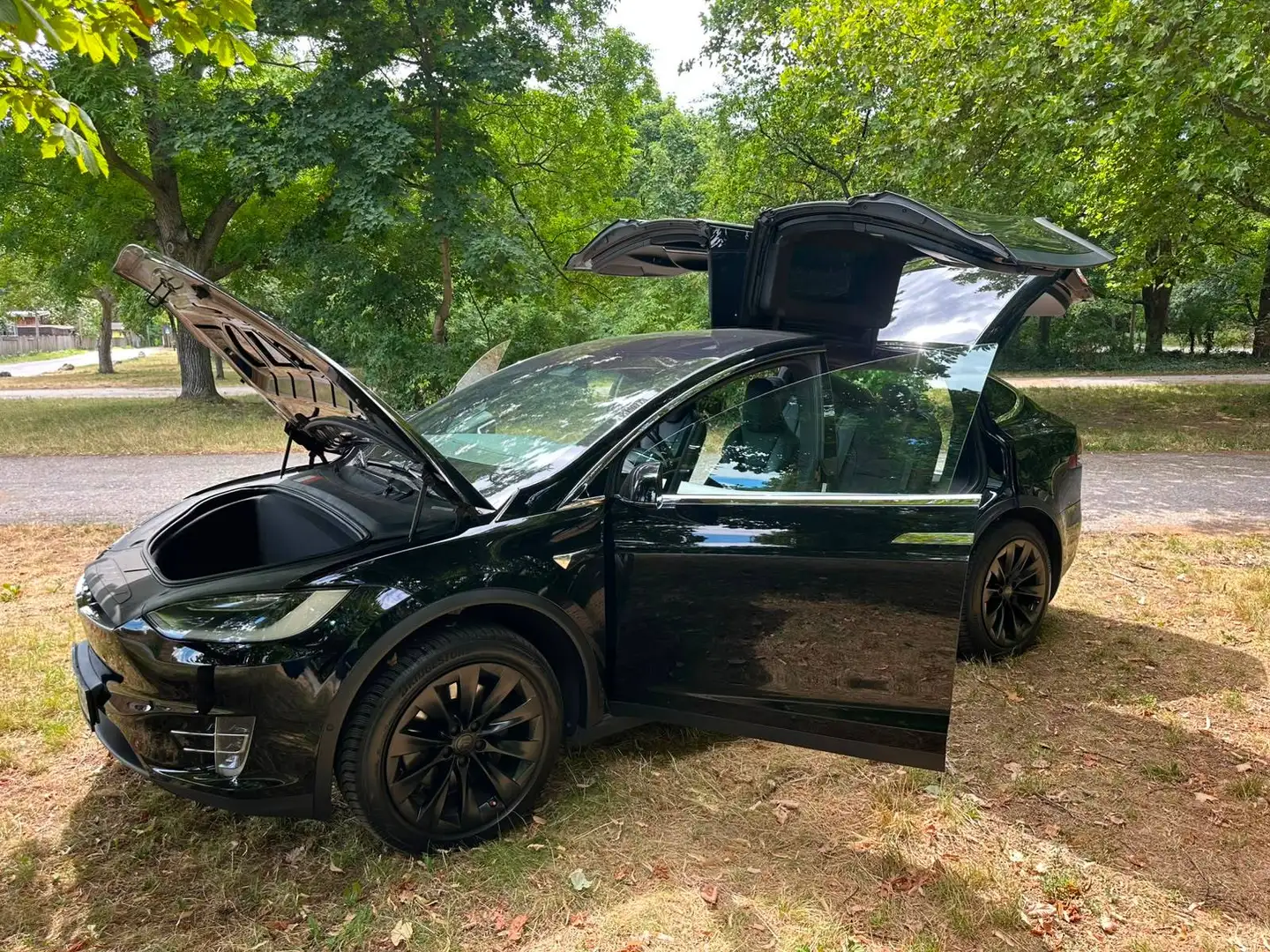 Tesla Model X Model X 90D 90kWh (mit Batterie) Schwarz - 2