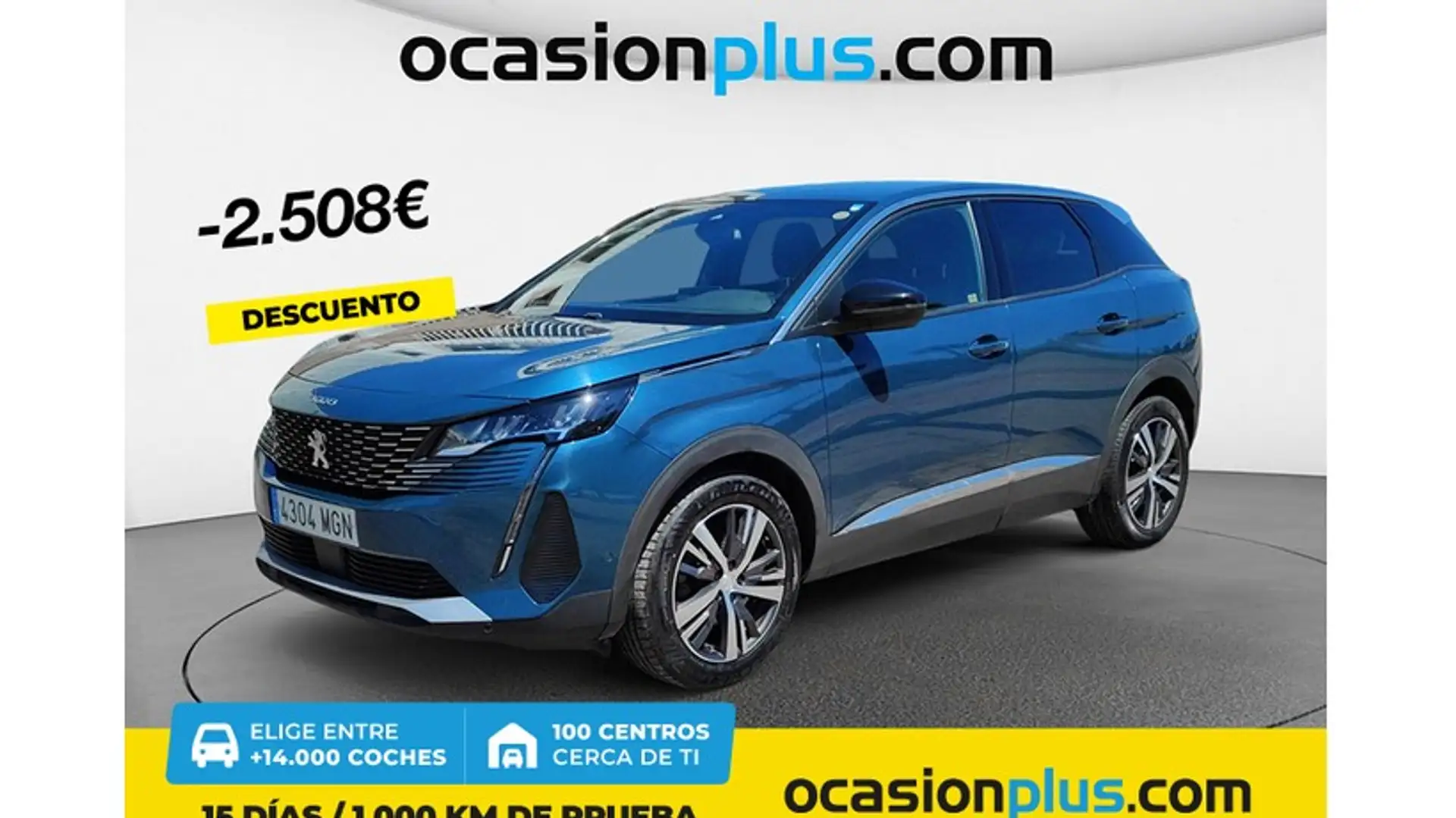 Peugeot 3008 1.2 PureTech S&S Allure 130 Blauw - 1