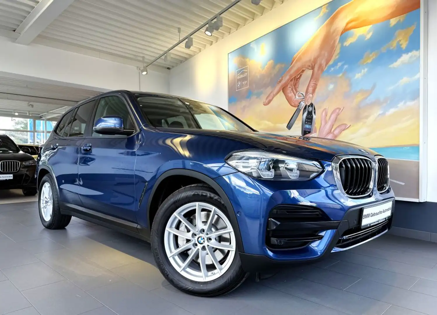 BMW X3 xDr.30e KAM+KOMF+LiveProf+SPUR+HIFI+SPORTS+AL Blau - 2