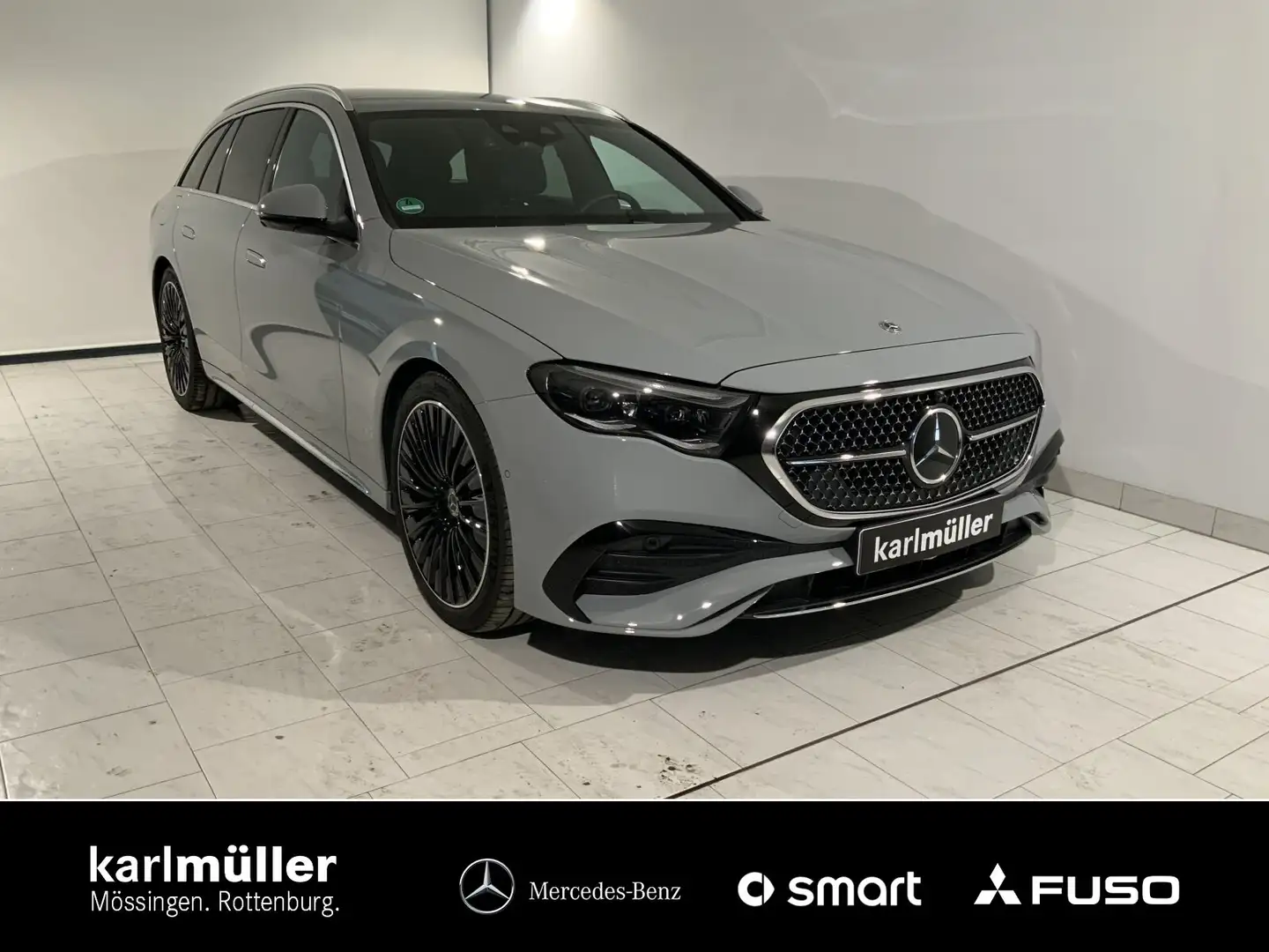 Mercedes-Benz E 300 E 300 T de 4M AMG Manuf.+Superscreen+AHK+KEY Navi Gris - 1