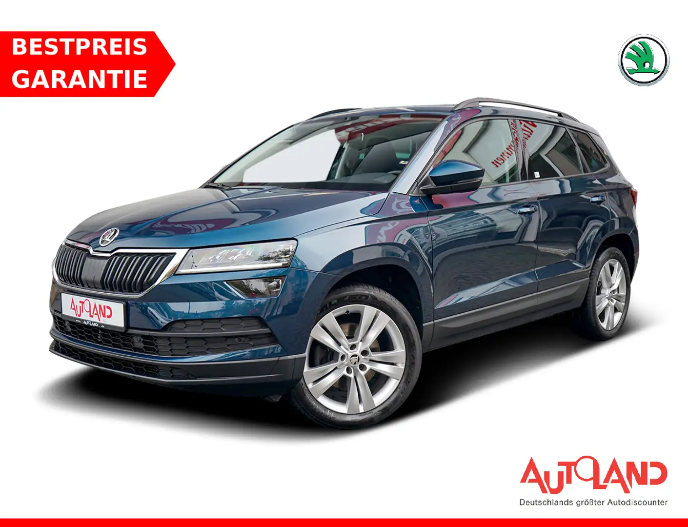 Skoda Karoq 1.5 TSI 4x4 DSG LED Navi Winterpaket ACC Blau - 1