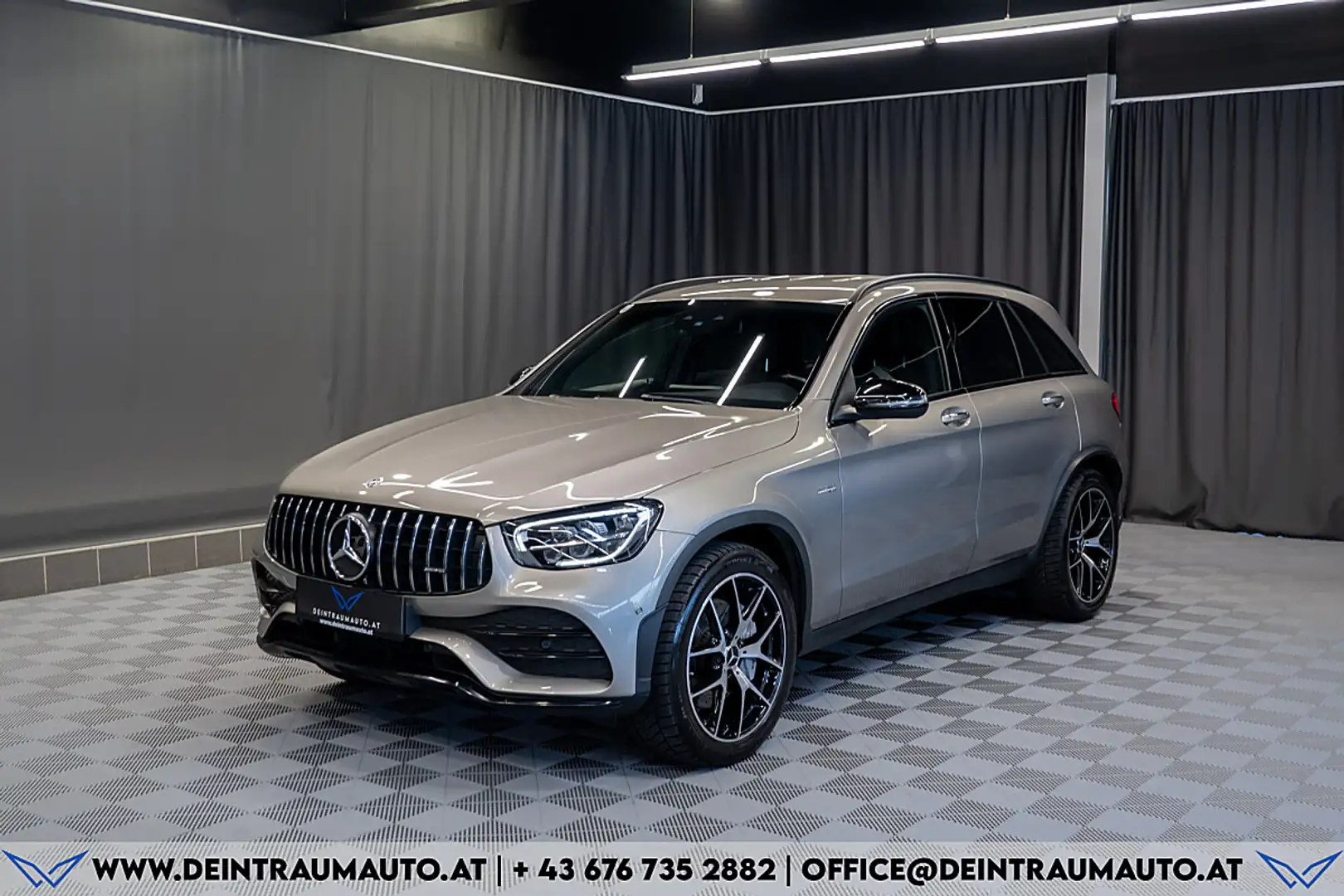 Mercedes-Benz GLC 43 AMG 4MATIC Aut.*BURMESTER*SHZ vo+hi*Facelift*GARANTIE Silber - 1
