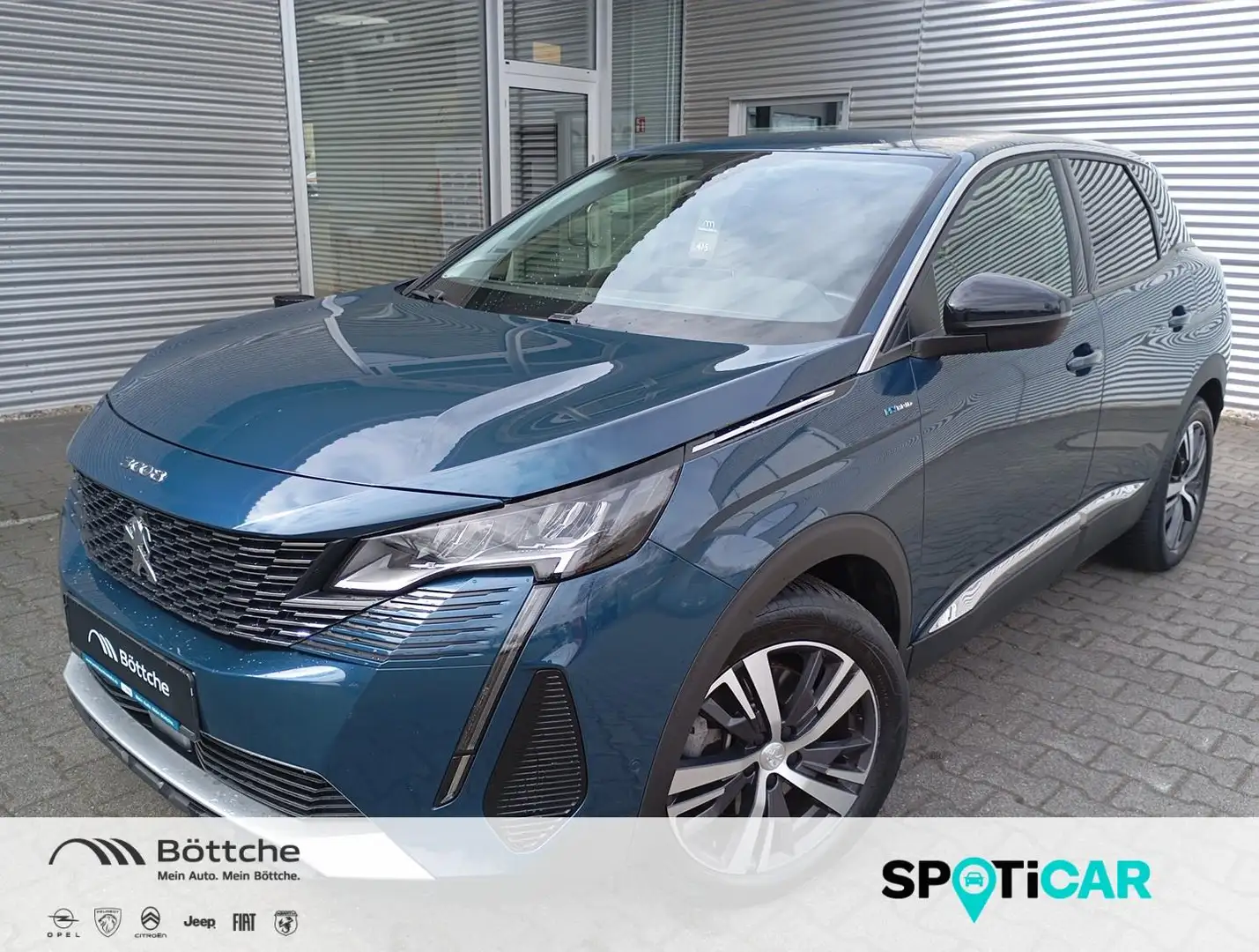 Peugeot 3008 Hybrid 225 Allure Pack,SHZ,AHK,Tempomat,Klima,SHZ, Blau - 1