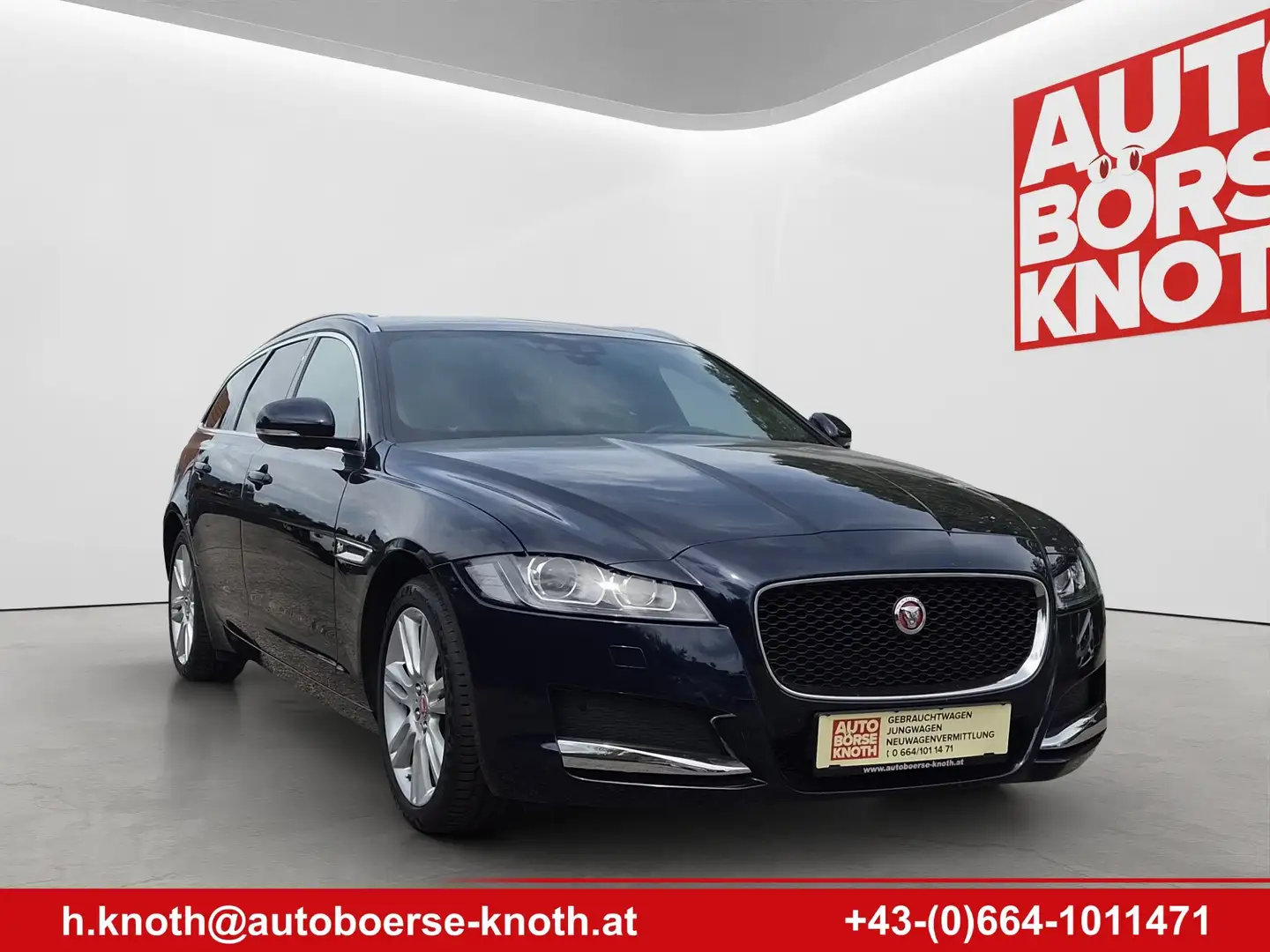 Jaguar XF Prestige, Panoramadach, AHV, Alu-WKR,Leder... Blau - 2