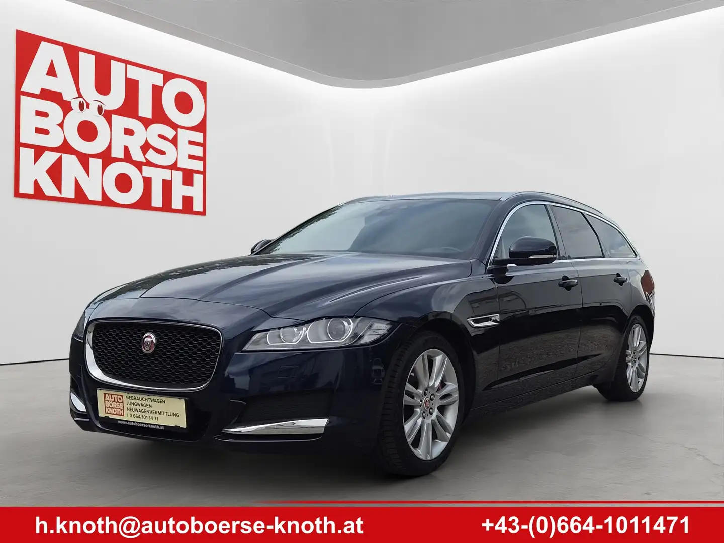 Jaguar XF Prestige, Panoramadach, AHV, Alu-WKR,Leder... Blau - 1