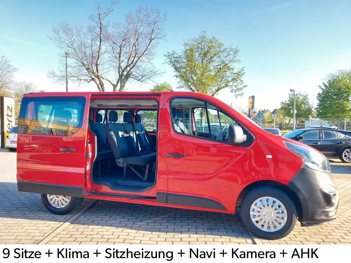 Opel Vivaro B Kasten Komb L1H1 9 Sitze Navi Klima PDC Rot - 1