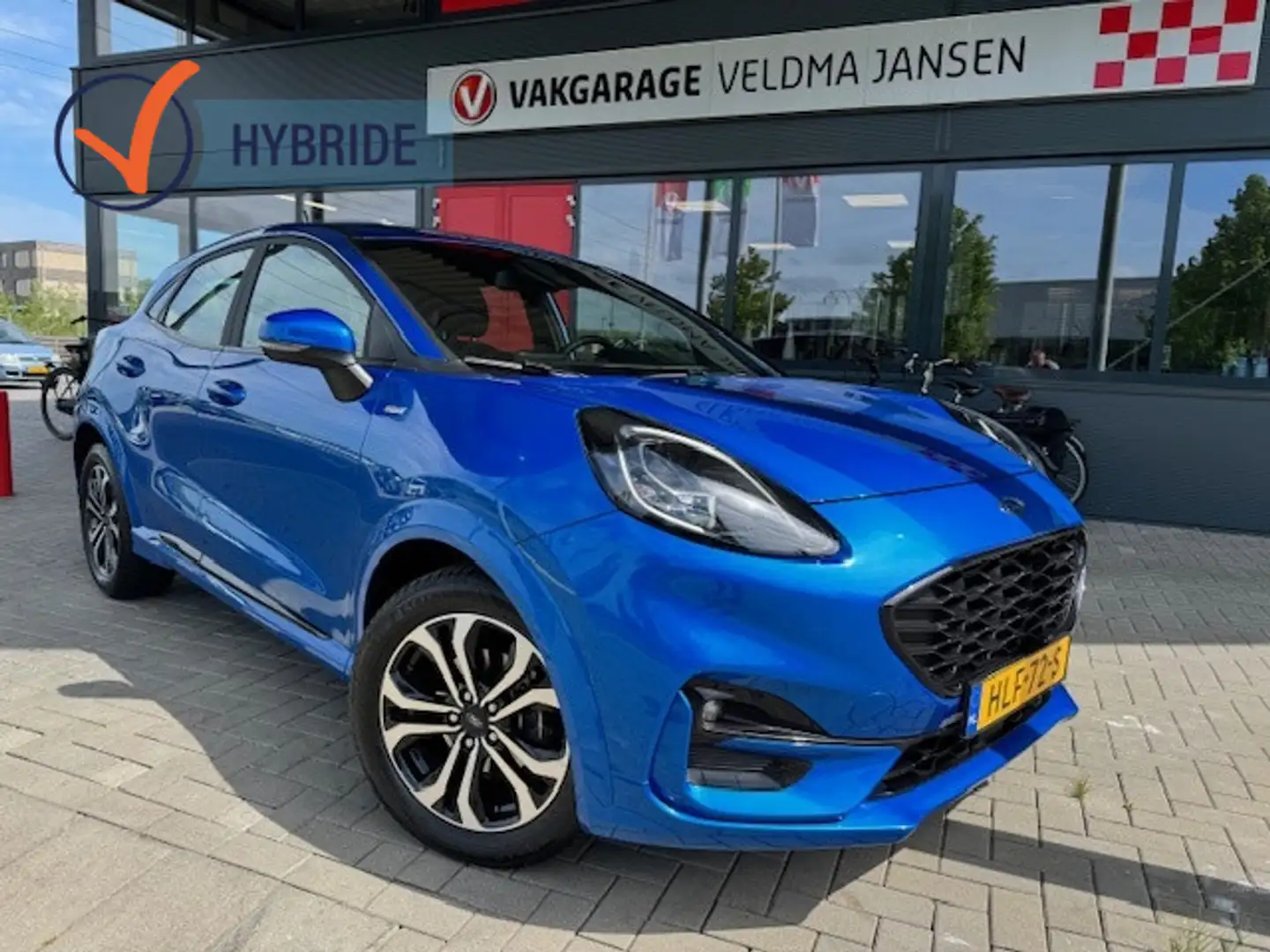 Ford Puma 1.0 ECOBOOST ST-LINE HYBRID Blauw - 1