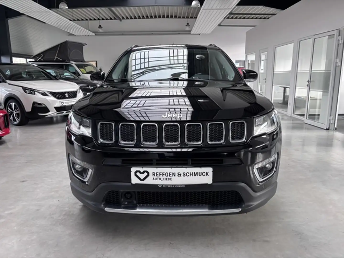 Jeep Compass LIMITED 4WD NAV+XENON+ALPINE+AHK+ACC+TÜV Zwart - 2