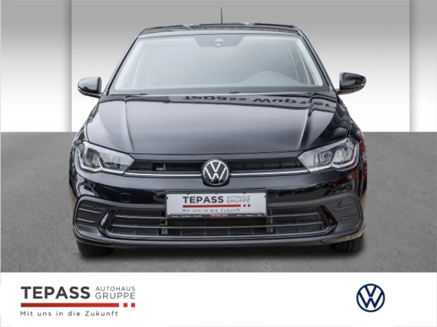 Volkswagen Polo 1.0 TSI Life KLIMA RADIO SHZ APP Zwart - 2
