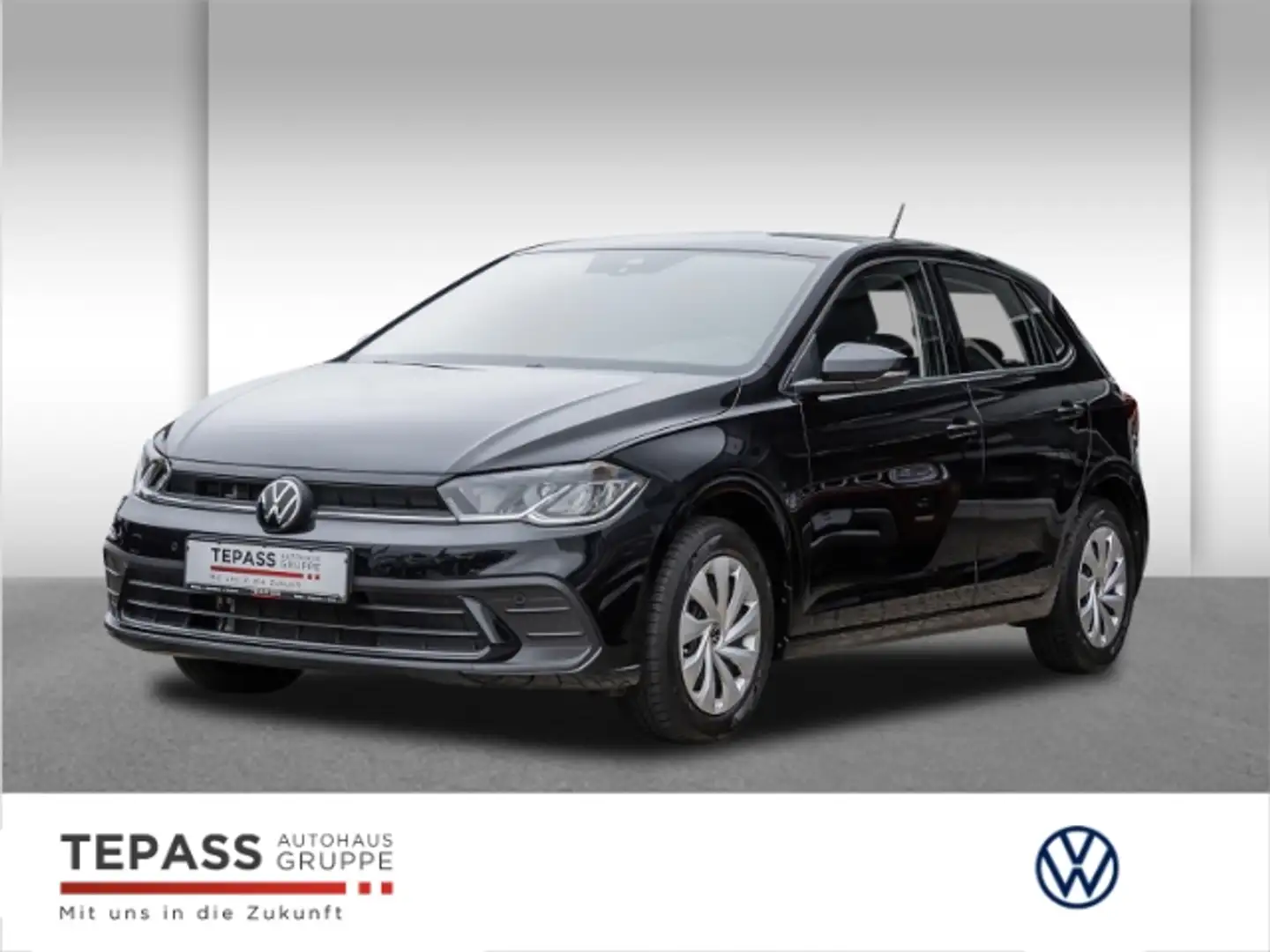 Volkswagen Polo 1.0 TSI Life KLIMA RADIO SHZ APP Zwart - 1