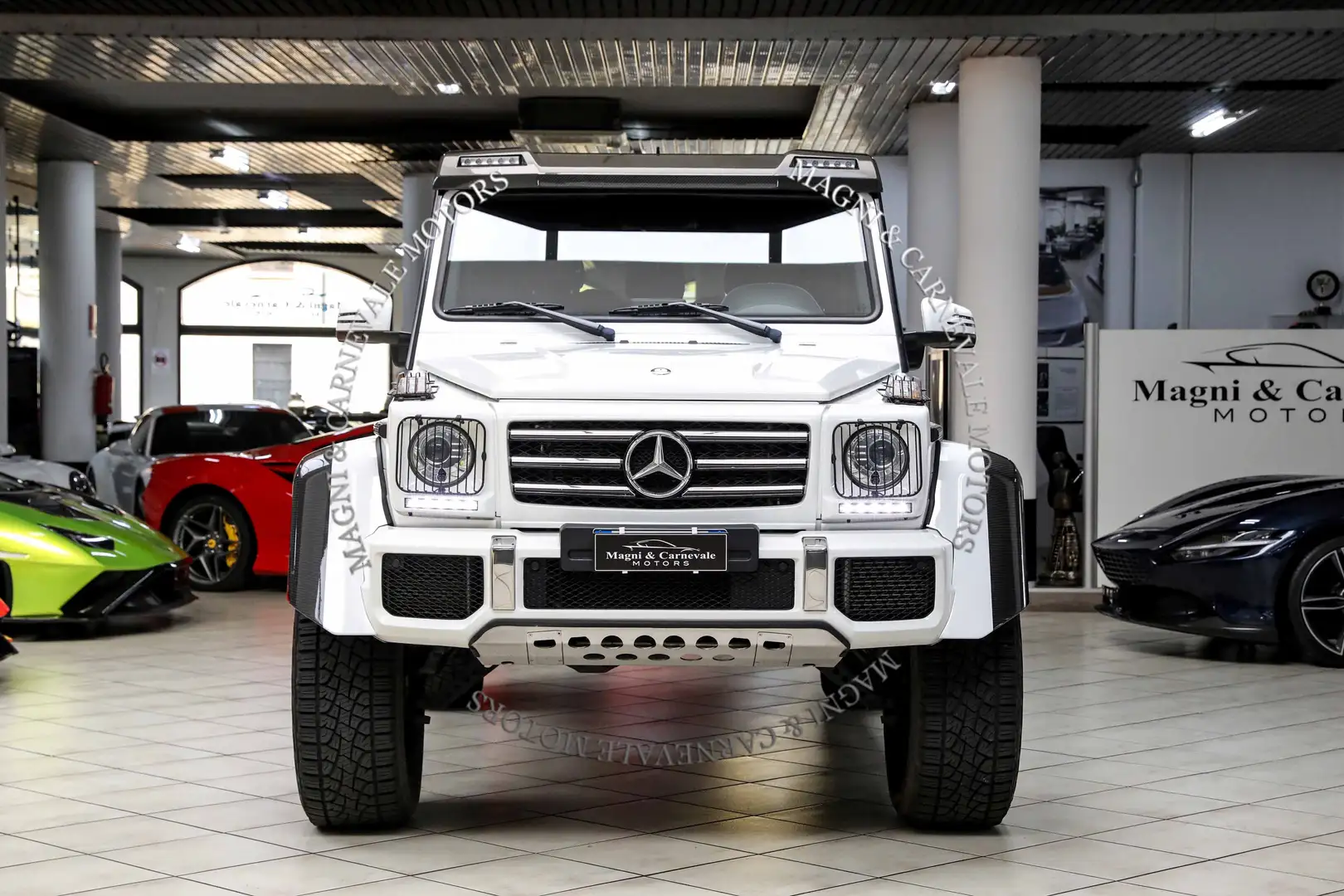 Mercedes-Benz G 500 4X4²|TETTO|CAMERA|HARMAN/KARDON|CARBON PACK|TV Blanco - 2