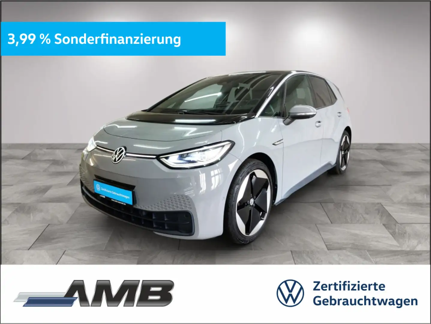 Volkswagen ID.3 Pro S 77kWh/Matrix/Assist+/Navi/Wärmepumpe Gris - 1