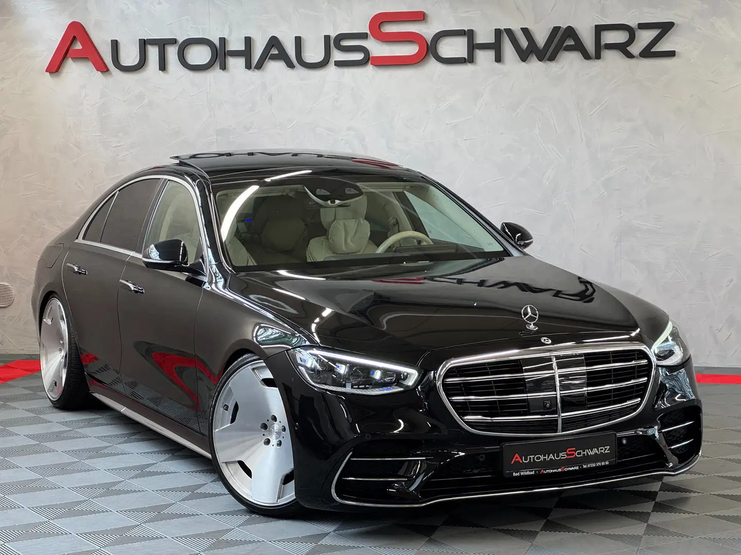 Mercedes-Benz S 400 S400d 4Matic AMG Driver Pano Designo SoftClose 22 Schwarz - 1