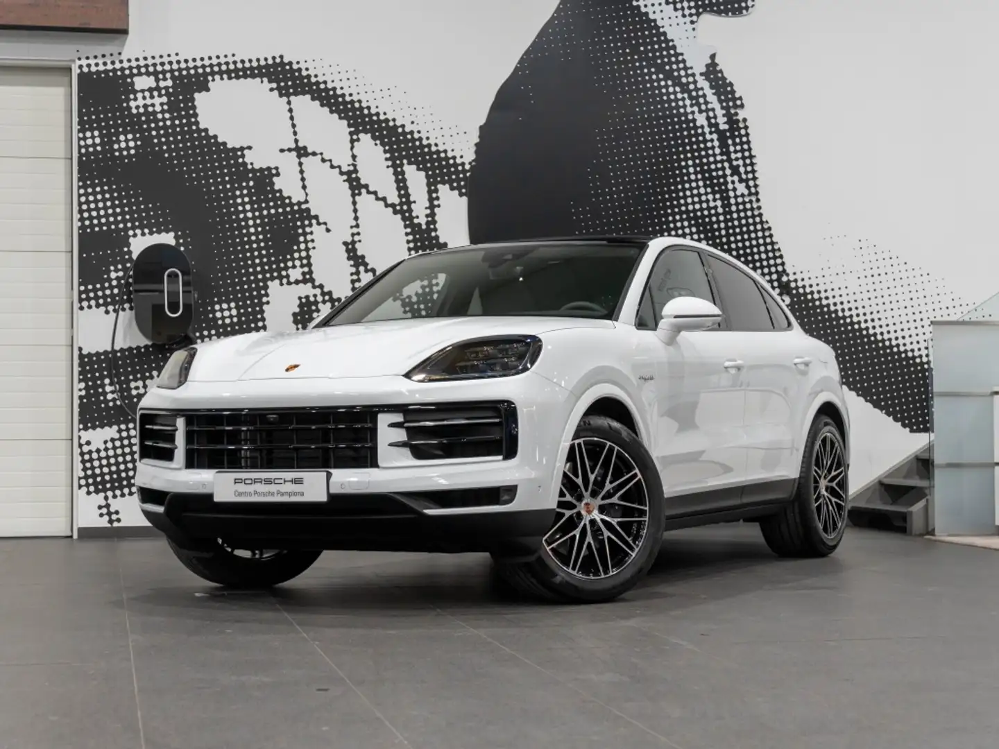 Porsche Cayenne Coupé E-Hybrid Aut. Blanc - 1