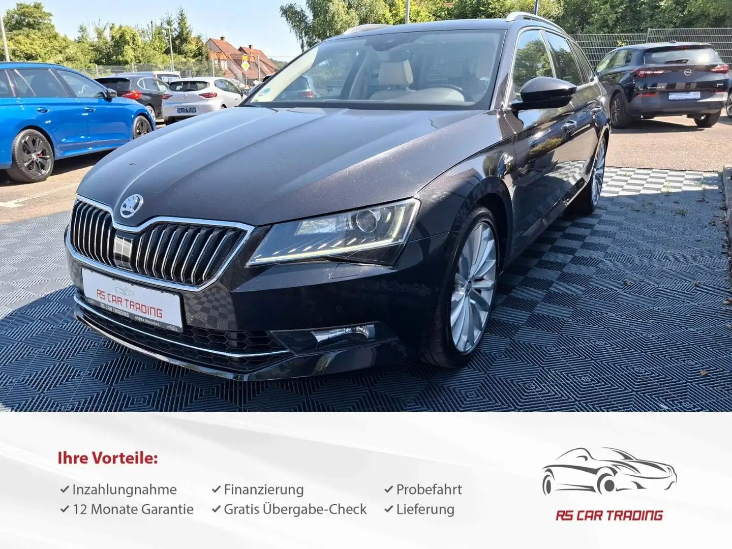 Skoda Superb Combi L&K 4x4*Leder*Xenon*280PS*1-Hand* Nero - 2