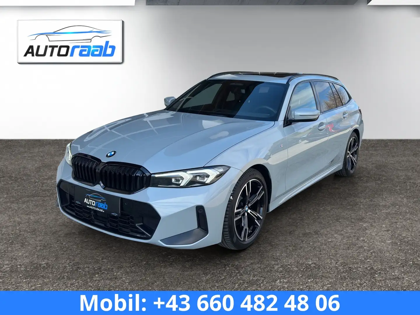 BMW 320 d xDrive M Sport *RFK*LED*PANO*DIGITAL*APP*SITZHZ* Grau - 1