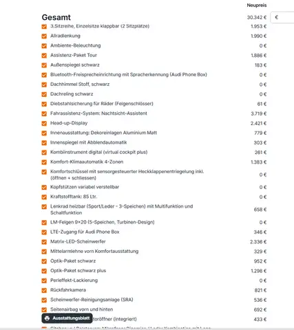 Audi Q7 50 TDI quattro S line Ansicht 4