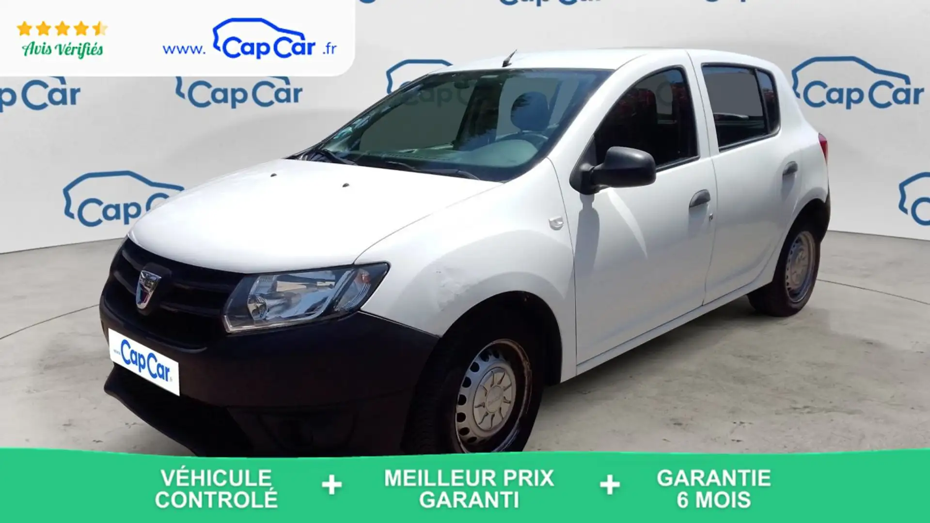Dacia Sandero 1.2 16V 2 75 AMBIANCE Blanc - 1