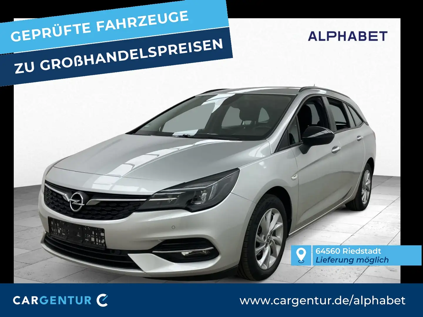 Opel Astra K 1.5 D Business Edition Zilver - 1