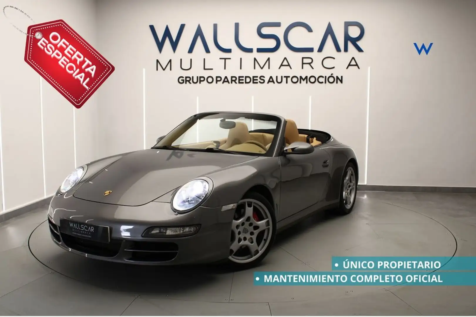 Porsche 911 CARRERA 4S CABRIO Gris - 1