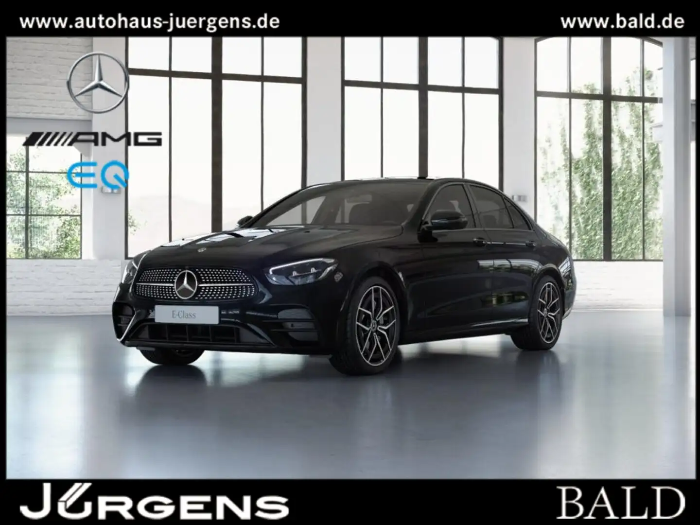 Mercedes-Benz E 220 d AMG-Sport/LED/360/Pano/Night/Totw/19' Zwart - 2