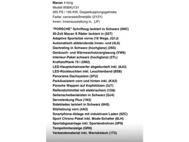 Porsche Macan Macan, Panoramadach, SAGA, Sport-Chrono Ansicht 24