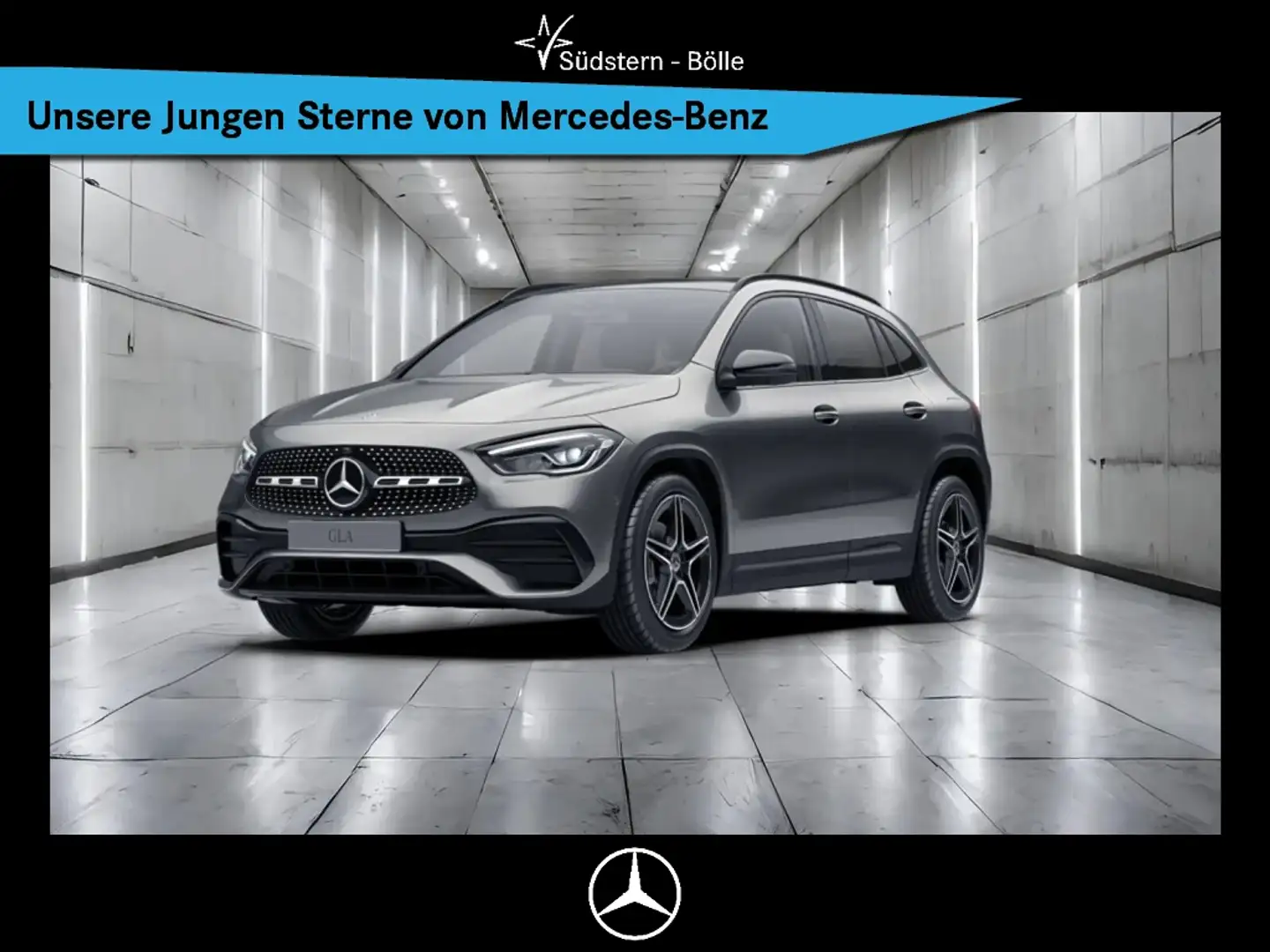 Mercedes-Benz GLA 200 d 4M AMG+PANO+360°-KAM.+TOTW.+LED+KEYL.G Grau - 1