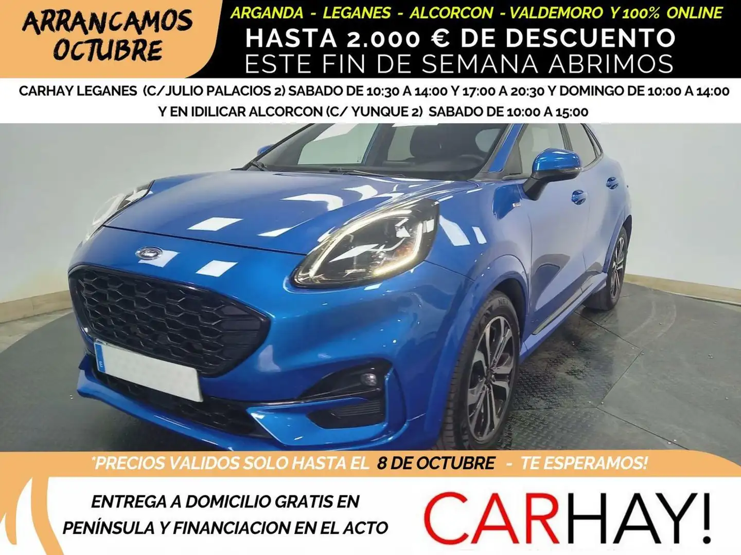 Ford Puma ST LINE 5D 1.0T 125CV MHEV M6 FWD Bleu - 1