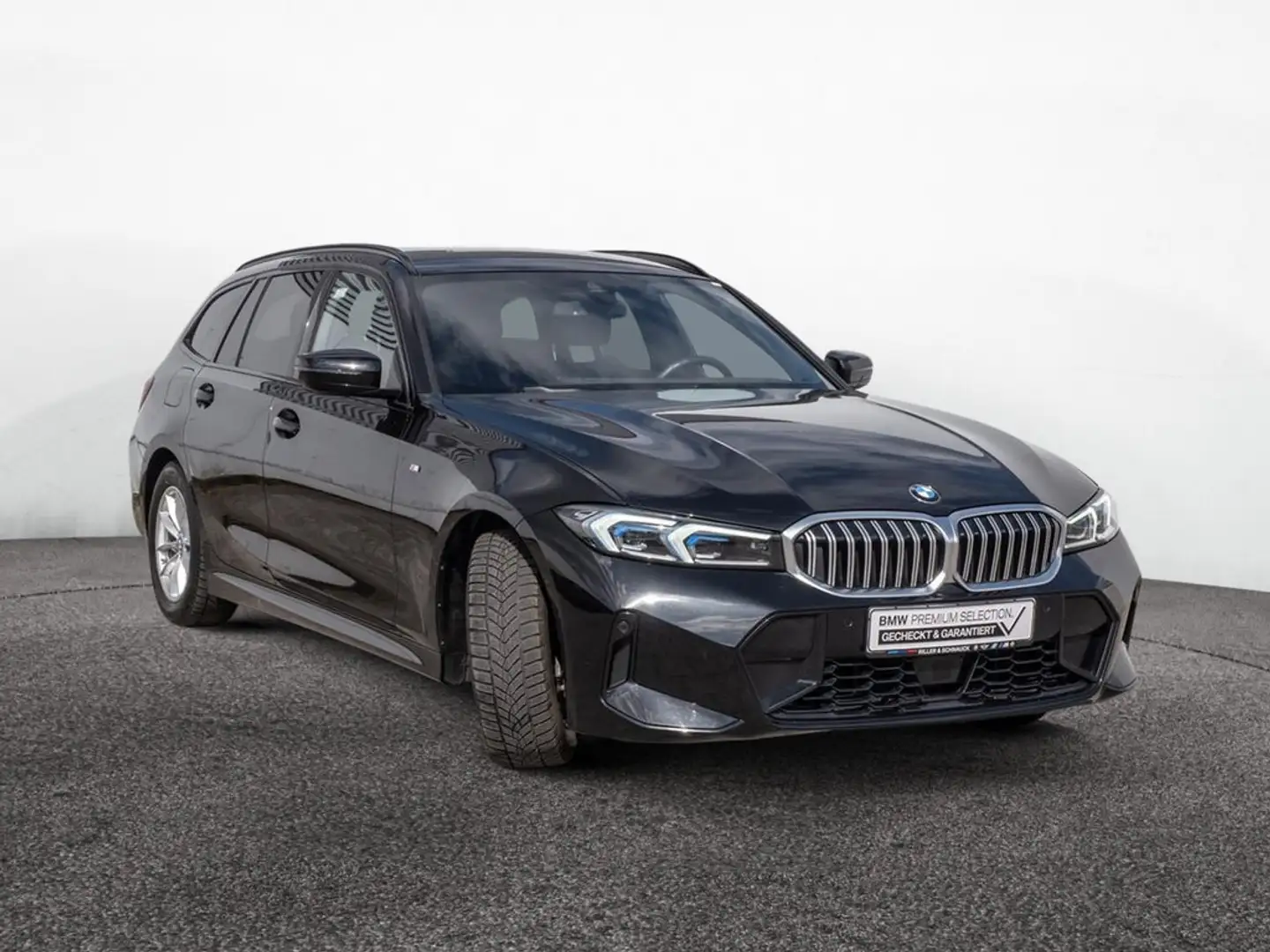 BMW 320 d Touring M-Sport AHK+HUD+ACC+KAM+MEM Schwarz - 2