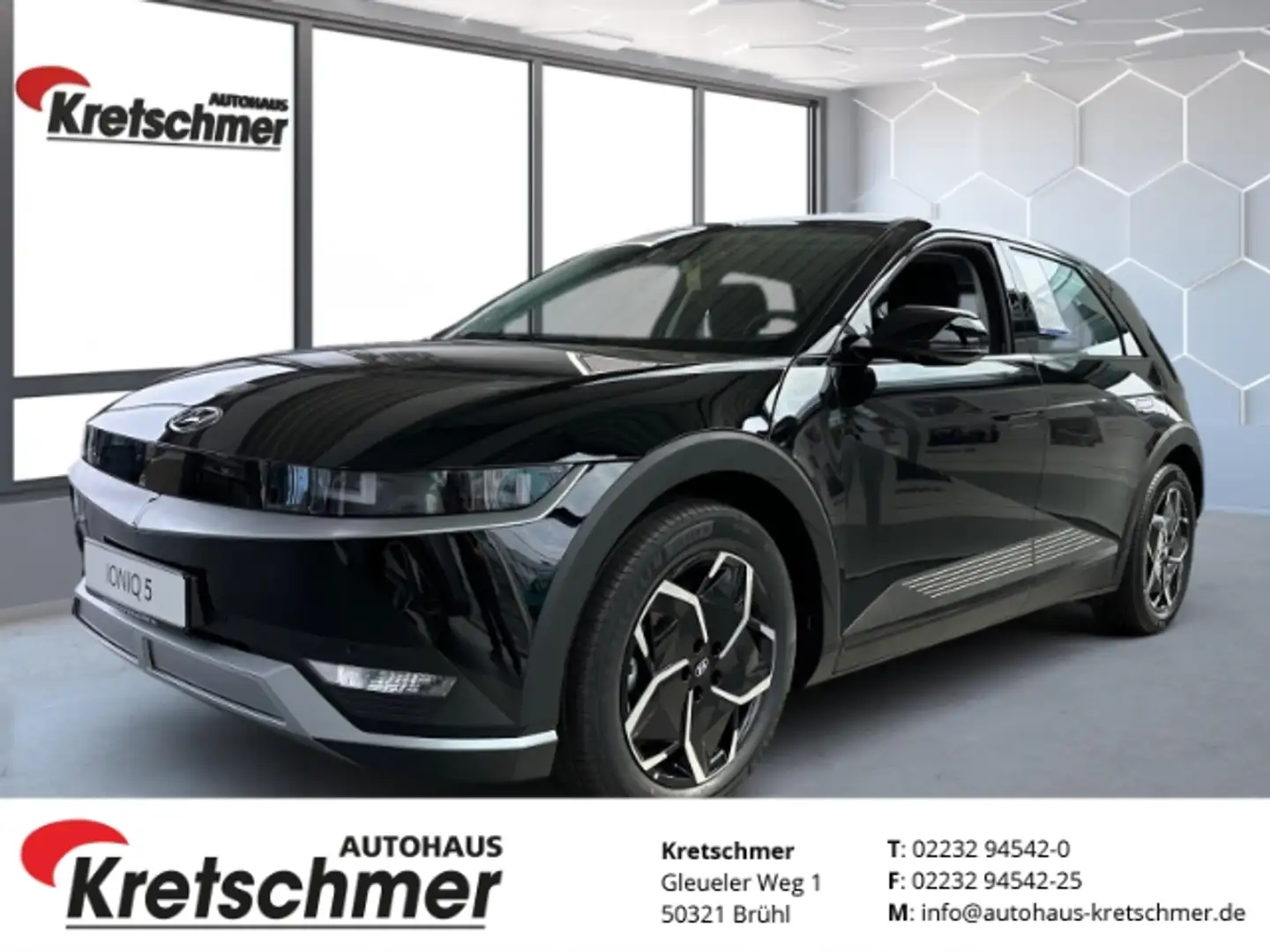 Hyundai IONIQ 5 Dynamiq Elektro 58 kWh El. HECKLAPPE WÄRMEPUMPE Schwarz - 1