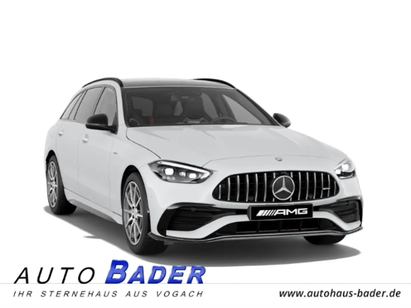 Mercedes-Benz C 43 AMG 4Matic T-Modell Night Optik Perf. Sitze Blanc - 1