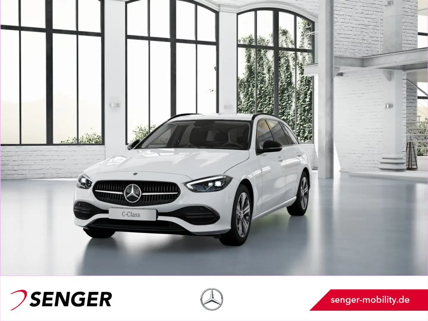 Mercedes-Benz C 220 T d Avantgarde Night Ambiente Rückfahrk. Weiß - 1