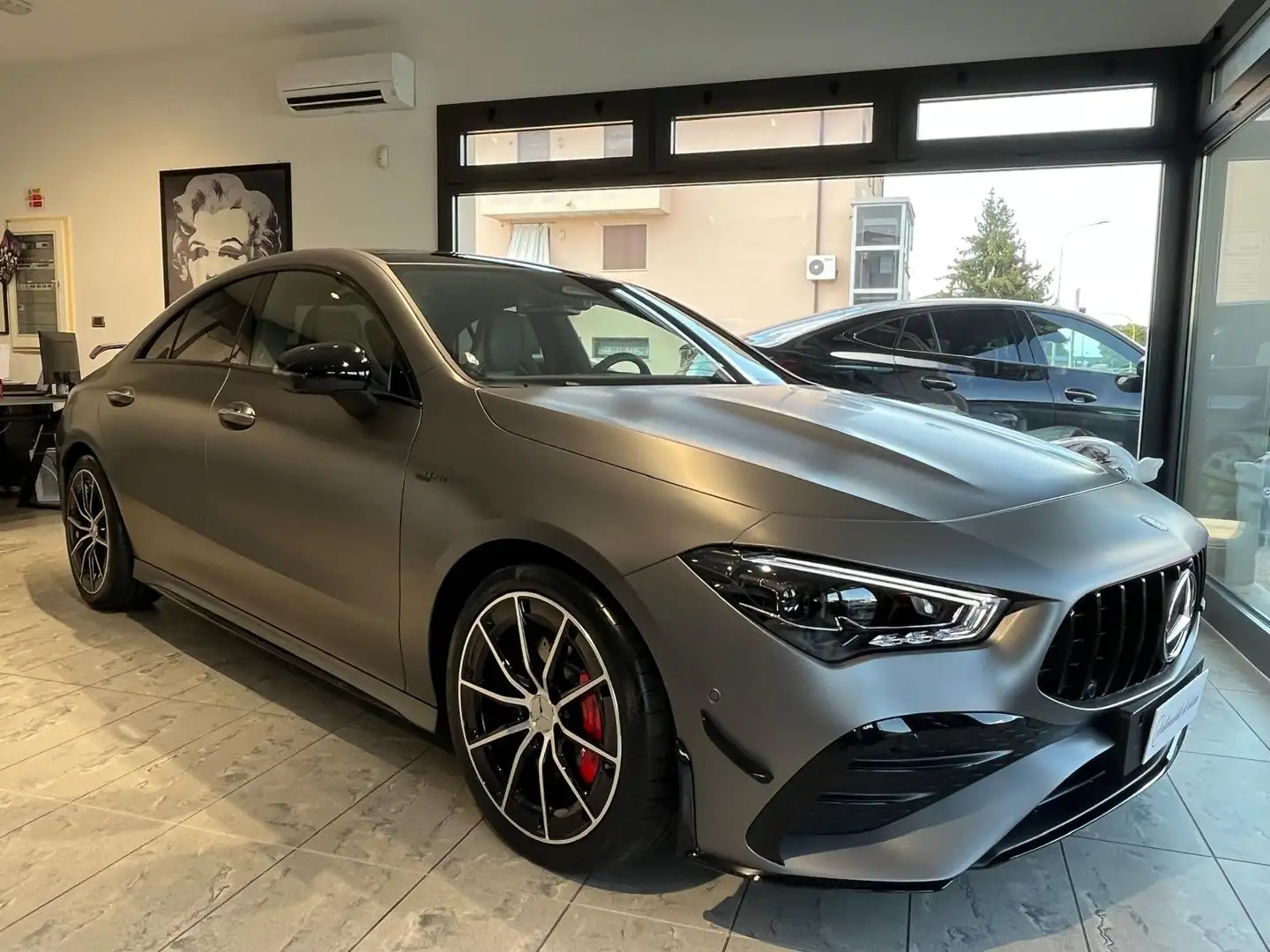 Mercedes-Benz CLA 35 AMG Coupe Race Edition 4matic auto-UFFICIALE MERCEDES! Gris - 1