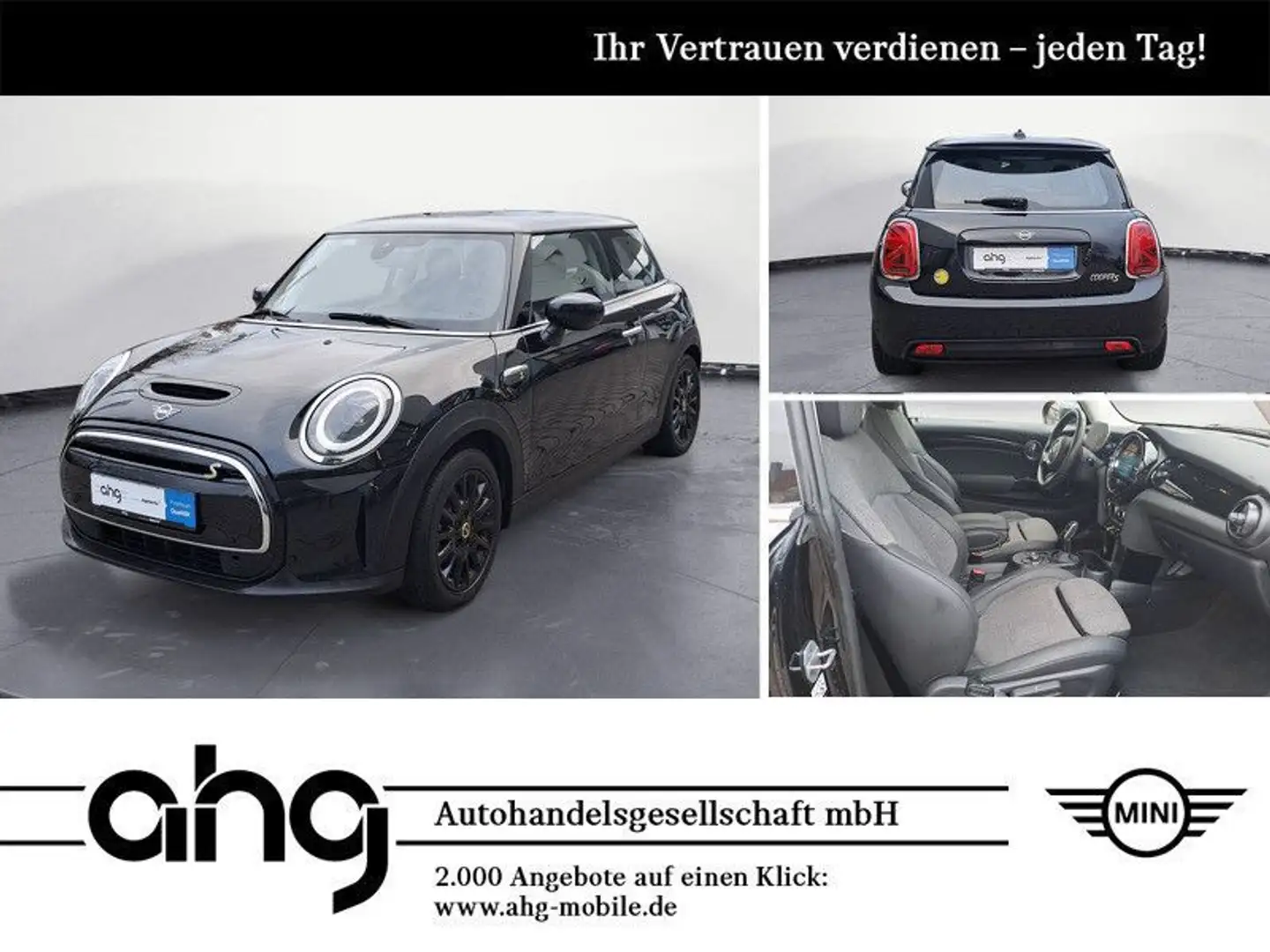 MINI Cooper SE . MINI Electric Trim Navi Leder PDC Hea Schwarz - 1