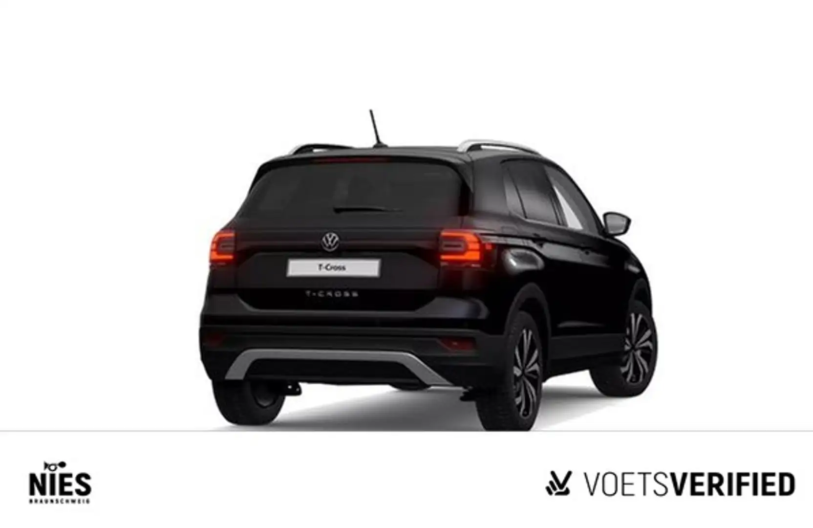 Volkswagen T-Cross Style 1.0 TSI DSG LED+ACC+RearView Noir - 2