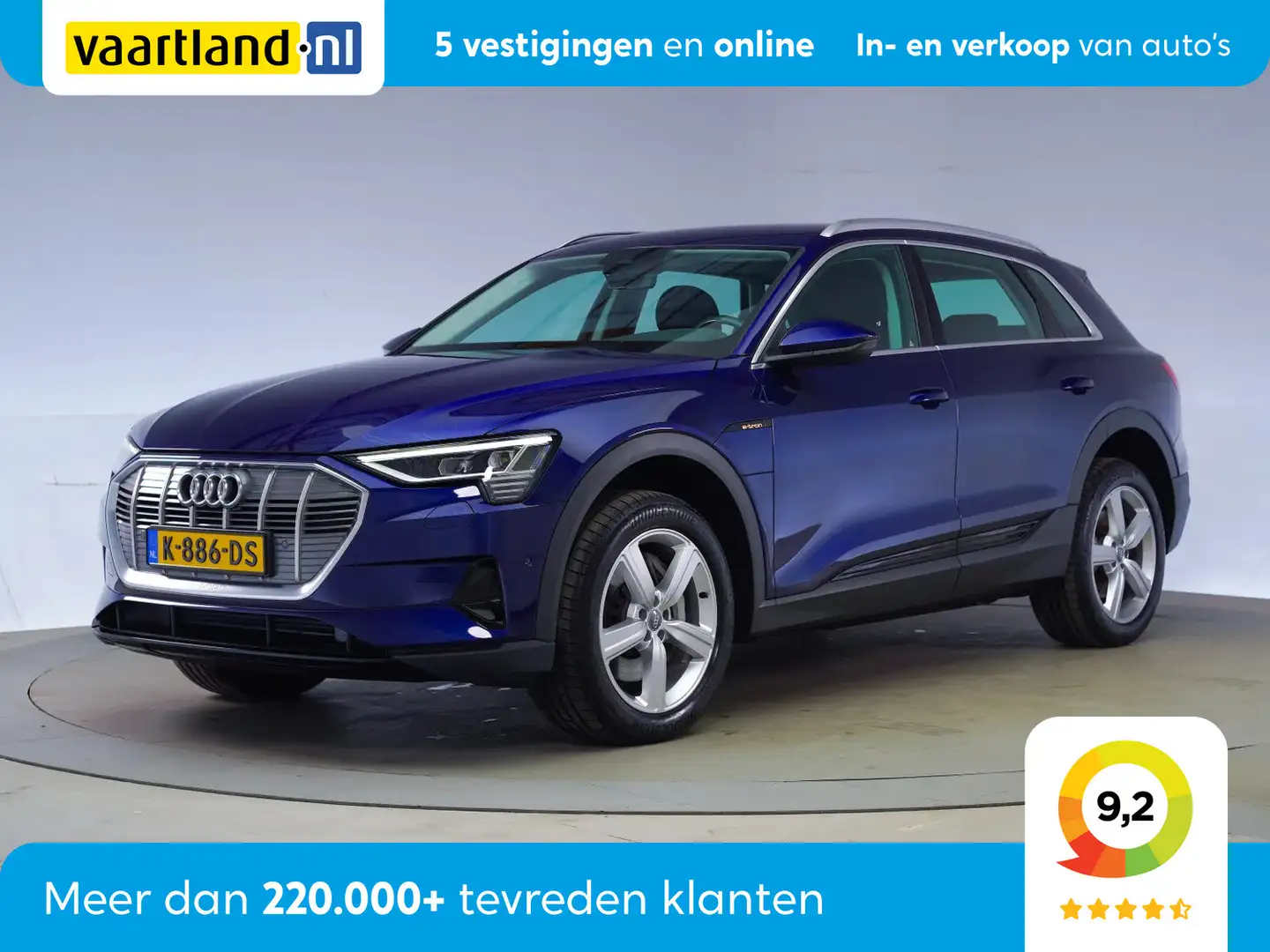 Audi e-tron 50 Business edition 71 kWh Bleu - 1