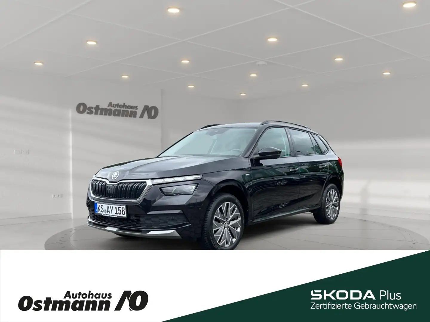 Skoda Kamiq Clever 70kw TSI *Standheizung*WSS beheizbar Negro - 1