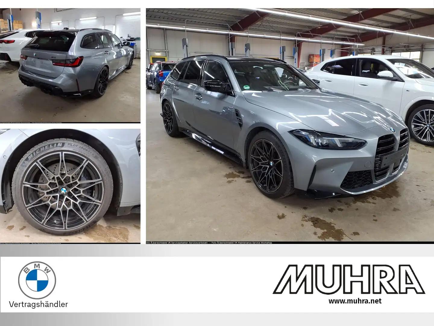 BMW M3 Competition Touring 19"/20" DA Prof. PA+ HUD Gris - 1